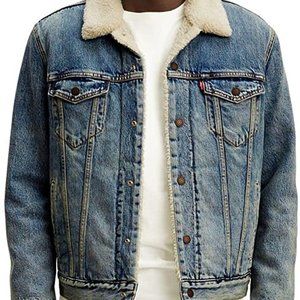 Levi's Sherpa-Lined Denim Jean Trucker Jacket NWT get it before Christmas